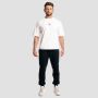 Shaker Boxy T-shirt White - GymBeam XXL