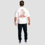 Shaker Boxy T-shirt White - GymBeam XXL