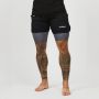 Men‘s 2in1 Shorts Black Grey - GymBeam XXL