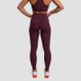 Women‘s Leggings Mesh Panel Eggplant - GymBeam XL