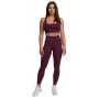 Women‘s Leggings Mesh Panel Eggplant - GymBeam XL