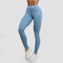 Women‘s Leggings Simple Steel Grey - GymBeam L
