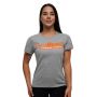 Women‘s Stronger Together T-shirt Grey - GymBeam XL