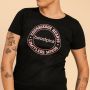 Women‘s Serenity T-shirt Black - BeastPink XL
