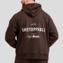 Unstoppable Hoodie Brown - GymBeam XXXL