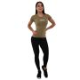 Women‘s T-shirt FIT Olive - GymBeam XXL