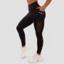 Women‘s Leggings Mesh Panel black - GymBeam XL