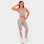 Women‘s Leggings Mesh Panel grey - GymBeam XL