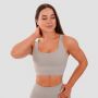 Cut-Out Sport Bra grey - GymBeam XXL