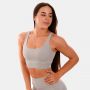 Cut-Out Sport Bra grey - GymBeam XXL