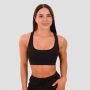 Mesh Panel Sport Bra black - GymBeam XL