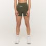 Women‘s Combat Shorts Olive Grey - GymBeam L