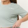 Women‘s Limitless Cropped T-shirt Eucalypt - GymBeam XL