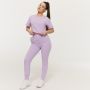 Women‘s Limitless Cropped T-shirt Lavender - GymBeam XL