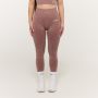 Women‘s FLO Leggings Mauve - GymBeam XL