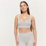 Lift Seamless Sports Bra Grey - GymBeam XL