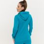 Women‘s Limitless Zip Up Hoodie Aquamarine - GymBeam XXL