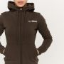 Women‘s Limitless Zip Up Hoodie Espresso - GymBeam XL
