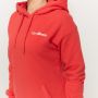 Women‘s Limitless Longline Hoodie Hot Red - GymBeam XXL