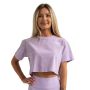 Women‘s Limitless Cropped T-shirt Lavender - GymBeam XL