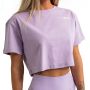 Women‘s Limitless Cropped T-shirt Lavender - GymBeam XL