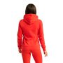 Women‘s Limitless Zip Up Hoodie Hot Red - GymBeam XXL