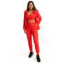Women‘s Limitless Zip Up Hoodie Hot Red - GymBeam XXL