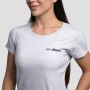 Women’s Basic T-Shirt Heather Grey - GymBeam XXL
