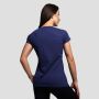 Women’s Basic T-Shirt Navy Blue - GymBeam XXL