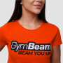 Women‘s Beam T-shirt Orange - GymBeam XXL