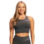 Women‘s BEAT Sports Top Charcoal - GymBeam XXL