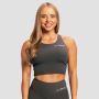 Women‘s BEAT Sports Top Charcoal - GymBeam XXL