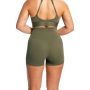 Women‘s Combat Shorts Olive Grey - GymBeam L