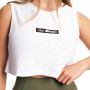 Women‘s Combat Tank Top White - GymBeam L