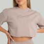 Women‘s CropTop Taupe - STRIX L