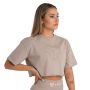 Women‘s CropTop Taupe - STRIX L