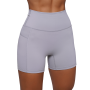 Women‘s FIT Shorts Mist Grey - GymBeam XXL