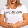 Women‘s Fitness T-shirt White - GymBeam XXL