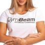 Women‘s Fitness T-shirt White - GymBeam XXL