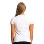 Women‘s Fitness T-shirt White - GymBeam XXL