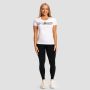 Women‘s Fitness T-shirt White - GymBeam XXL