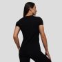 Women‘s Grow T-shirt Black - GymBeam XXL