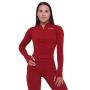 Women‘s Ignite Sports Top Dark Red - GymBeam XXL