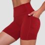 Women‘s Ignite Shorts Dark Red - GymBeam XL