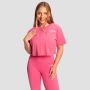 Women‘s Limitless Cropped T-Shirt Dragonfruit - GymBeam XL