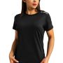 Women‘s Limitless T-shirt Black - GymBeam XXL