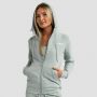 Women‘s Limitless Zip Up Hoodie Eucalypt - GymBeam XXL