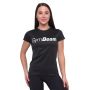 Women‘s Mesh T-Shirt Essence Black - GymBeam XL
