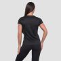 Women‘s Mesh T-Shirt Essence Black - GymBeam XL