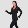 Women‘s Pulse 1/2 Zip Running Sweatshirt Black - GymBeam M